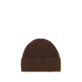 AMI Paris Brown Wool Beanie