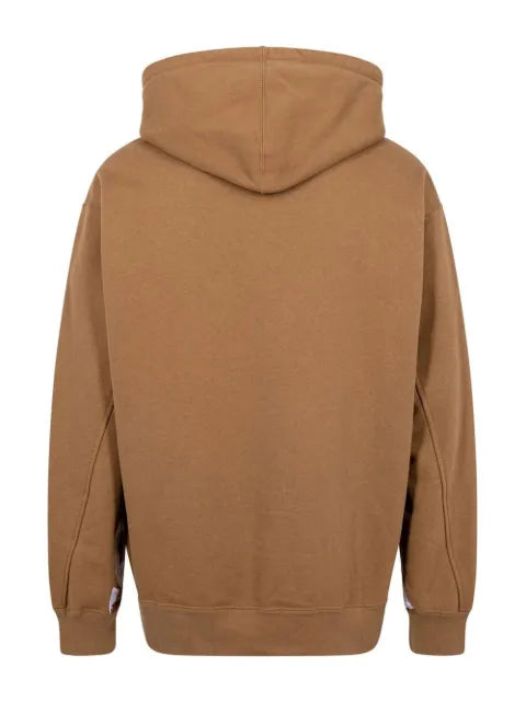 Supreme cropped panels hoodie
