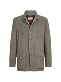 Brunello Cucinelli cotton and linen canvas outerwear jacket