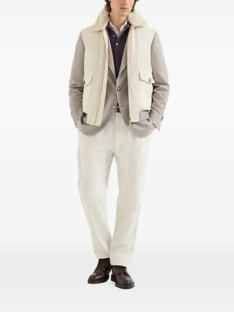 Brunello Cucinelli cashmere knit polo shirt
