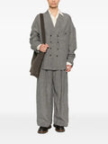 Ziggy Chen Prince of Wales double-breasted jacket