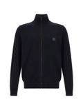 BOSS knitted jacket in cotton and cashmere
