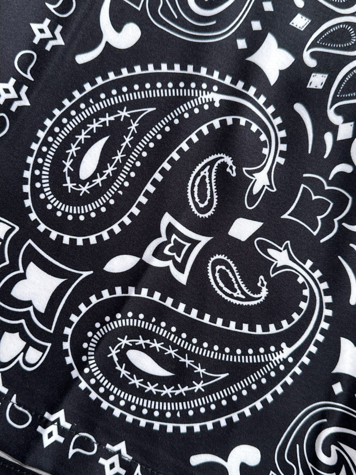 AMIRI Bandana Print Camp Collar Short‑Sleeve Shirt and Shorts Set