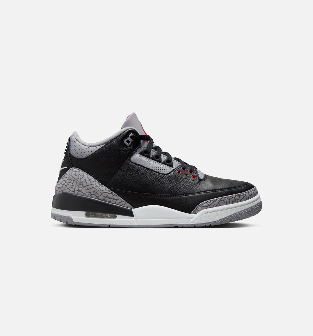 Air Jordan 3 Retro "Black Cement" Men's Shoe – Black/Fire Red/Cement Grey/Summit White