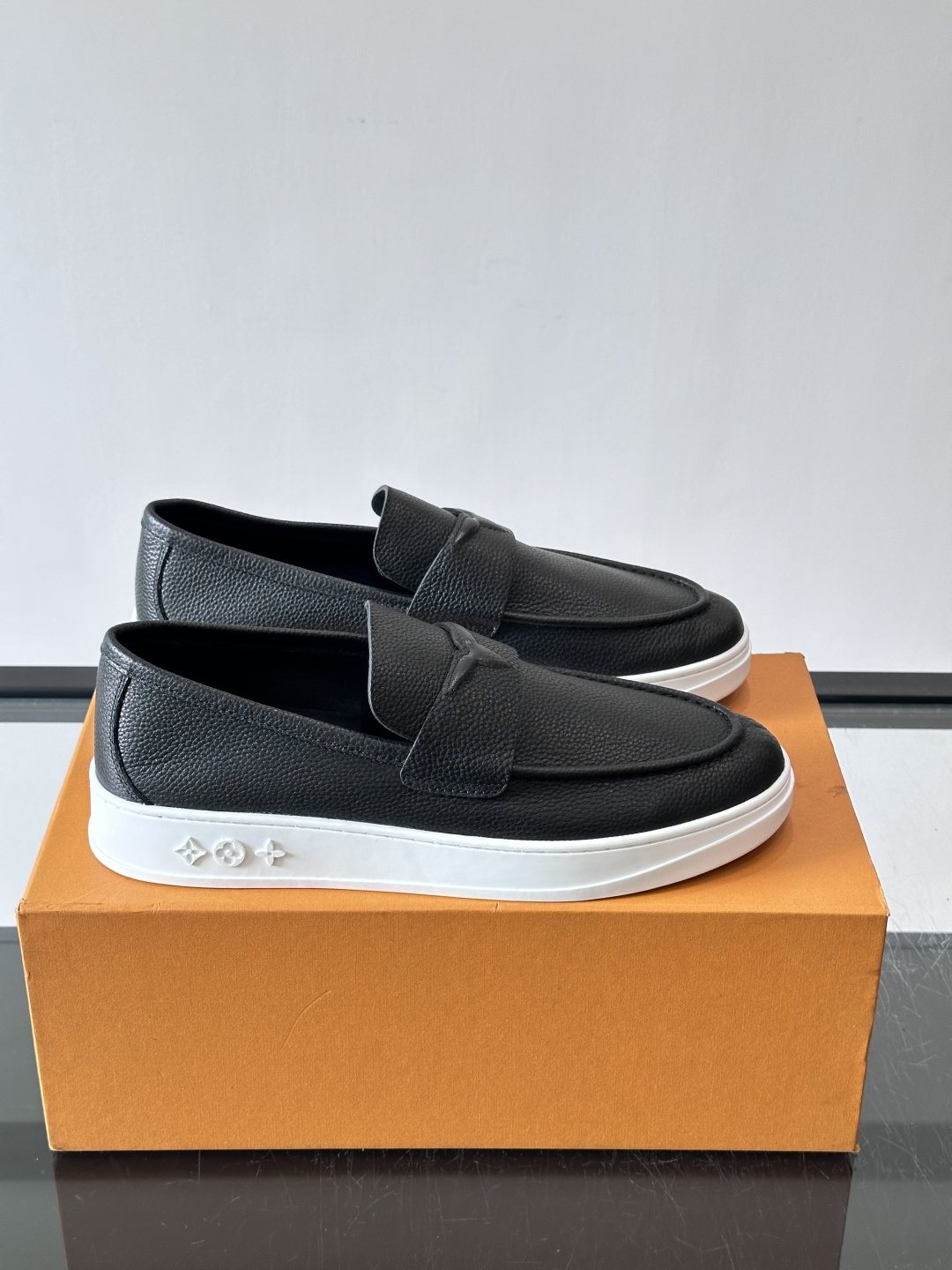 Louis Vuitton Black Platform Loafers