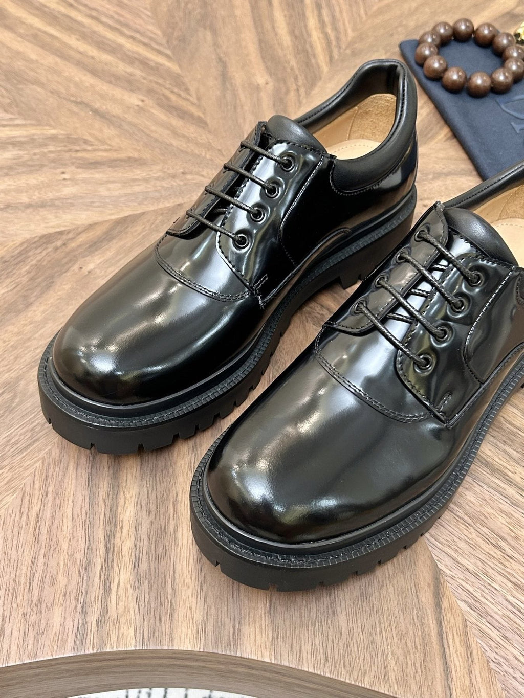 Dior Lug Sole Lace-Up Dress Shoes